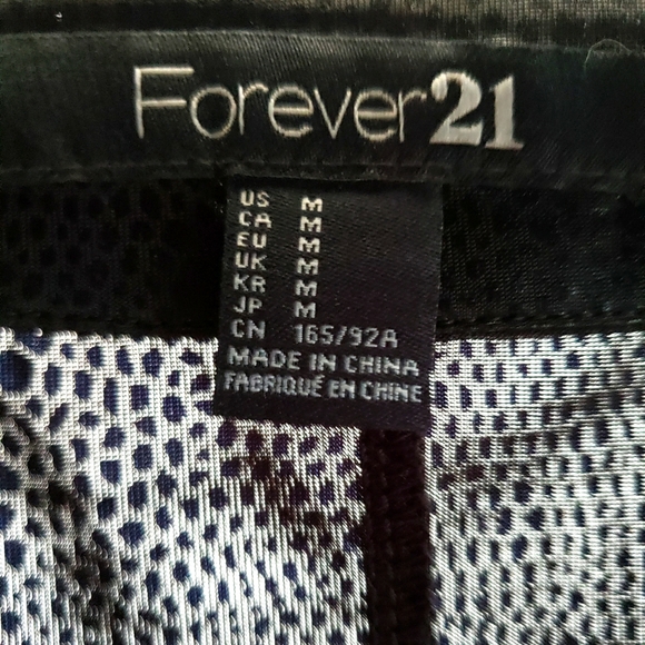 Forever 21 Snake Skin Hi Low Super Soft Flowy Boho Side Zipper Women Size M NWOT - Picture 5 of 6